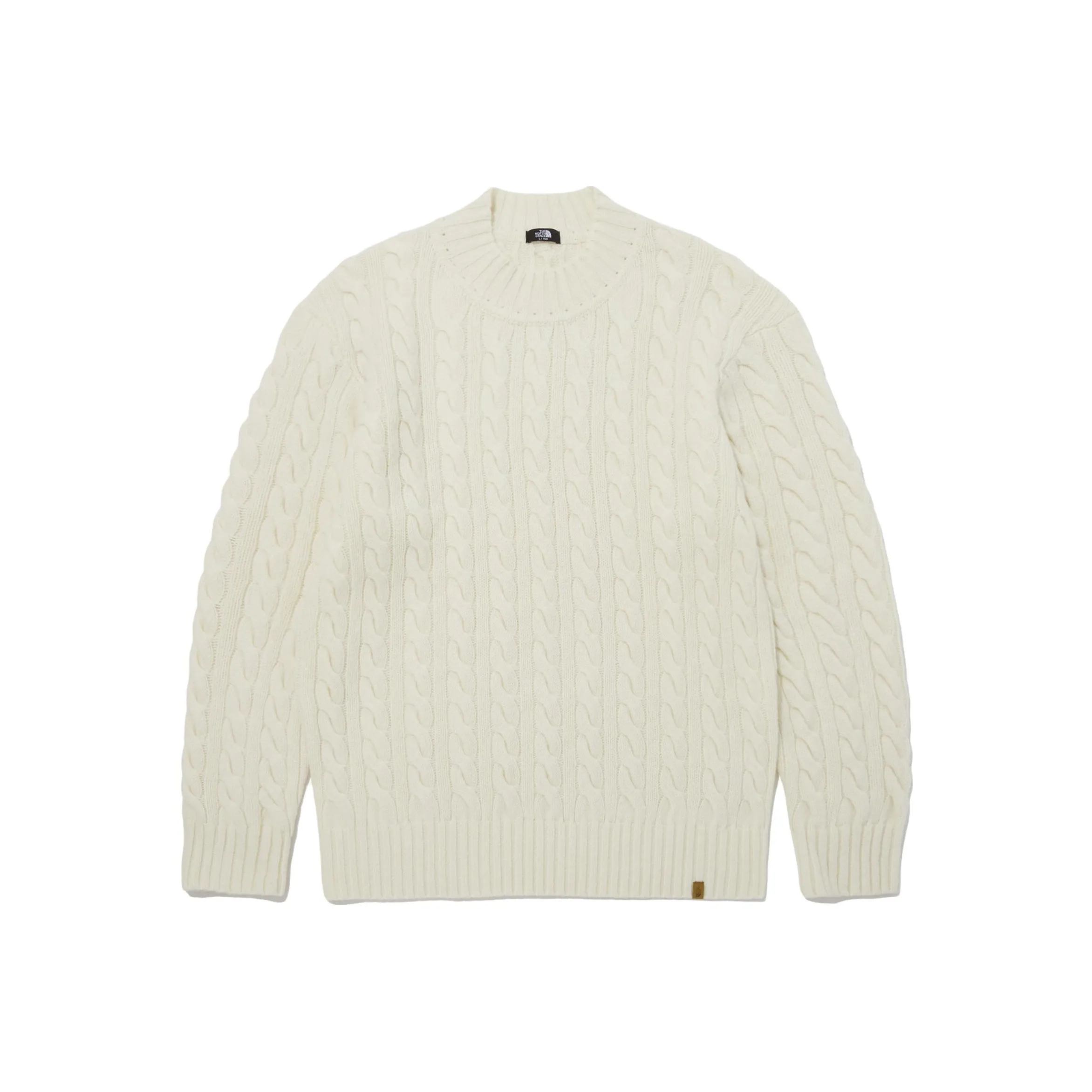 THE NORTH FACE Merino Wool Cable Sweater Sweater Unisex Ecru