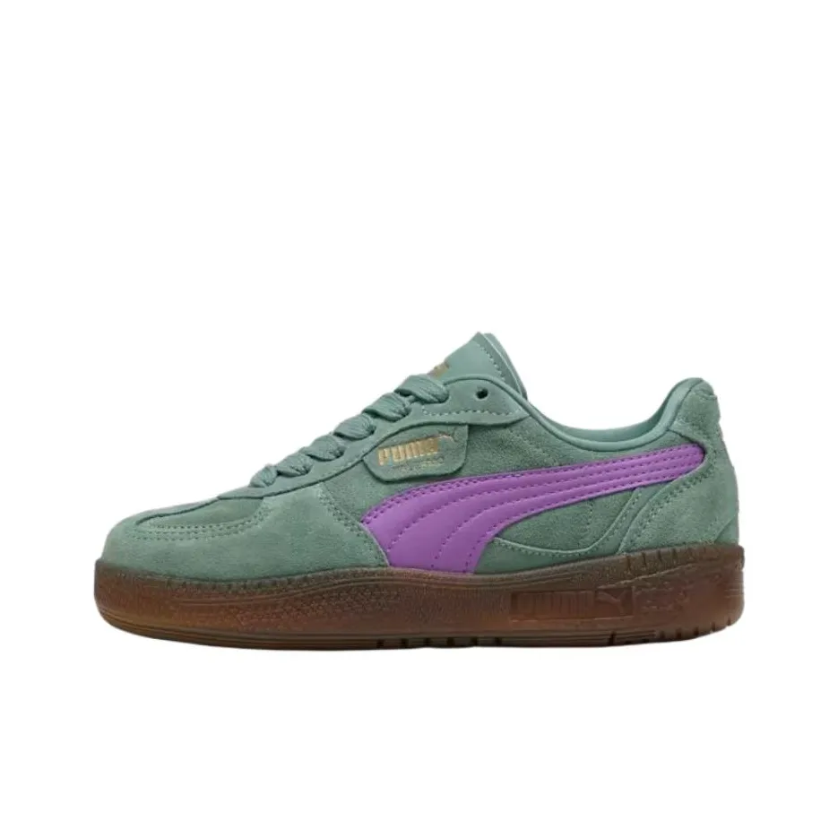 PUMA Palermo Moda Extra Gum Low Top Skateboard Shoes Unisex Green