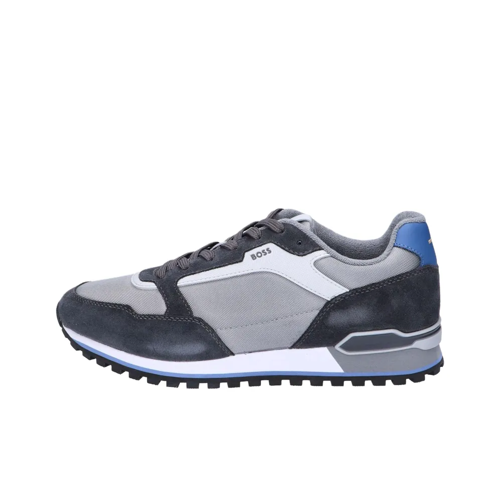 HUGO BOSS Parkour L 034 Low Top Casual Shoes Men's Gray Blue