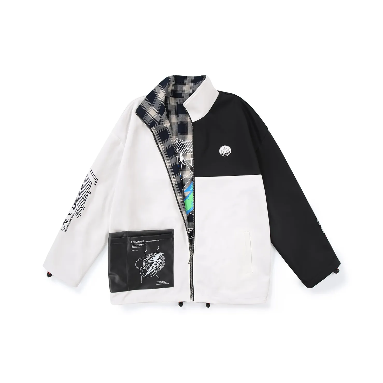 GENANX Fall Jacket Unisex Black
