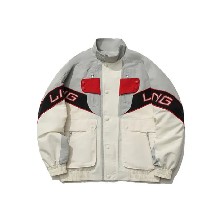LiNing Sports Fashion Collection Jackets Men's Ecru