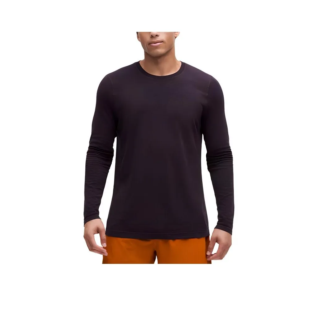 lululemon Длинный рукав Бесшовный Смесь Рубашка Мужская