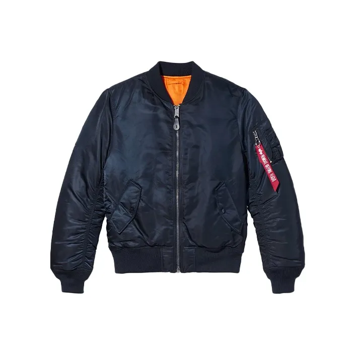 Совместный бренд с Alpha Industries Куртка Мужская Синяя