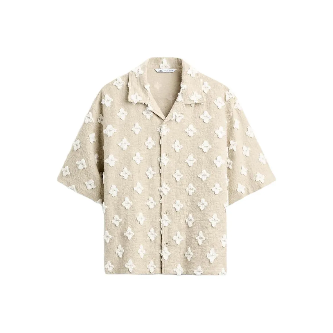 ZARA Shirts Men's Brown Yellow