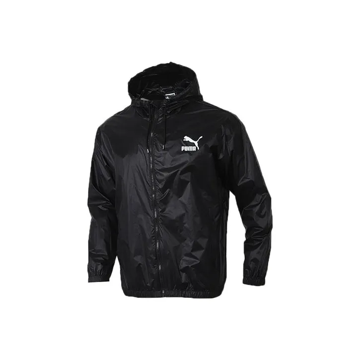 PUMA Windproof Hooded Мужская черная куртка