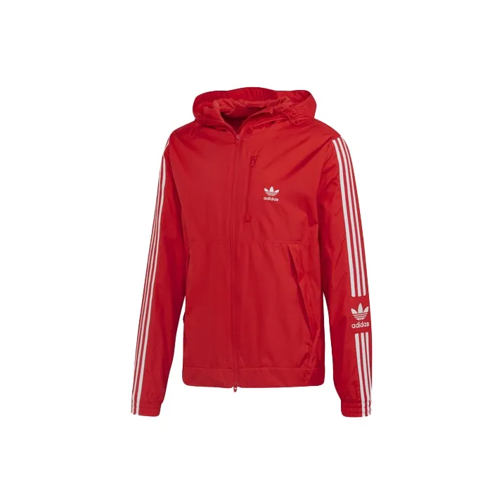 Adidas Originals Lock Up Wb Куртка Мужская Ярко-Розовый Красный Флуоресцентный