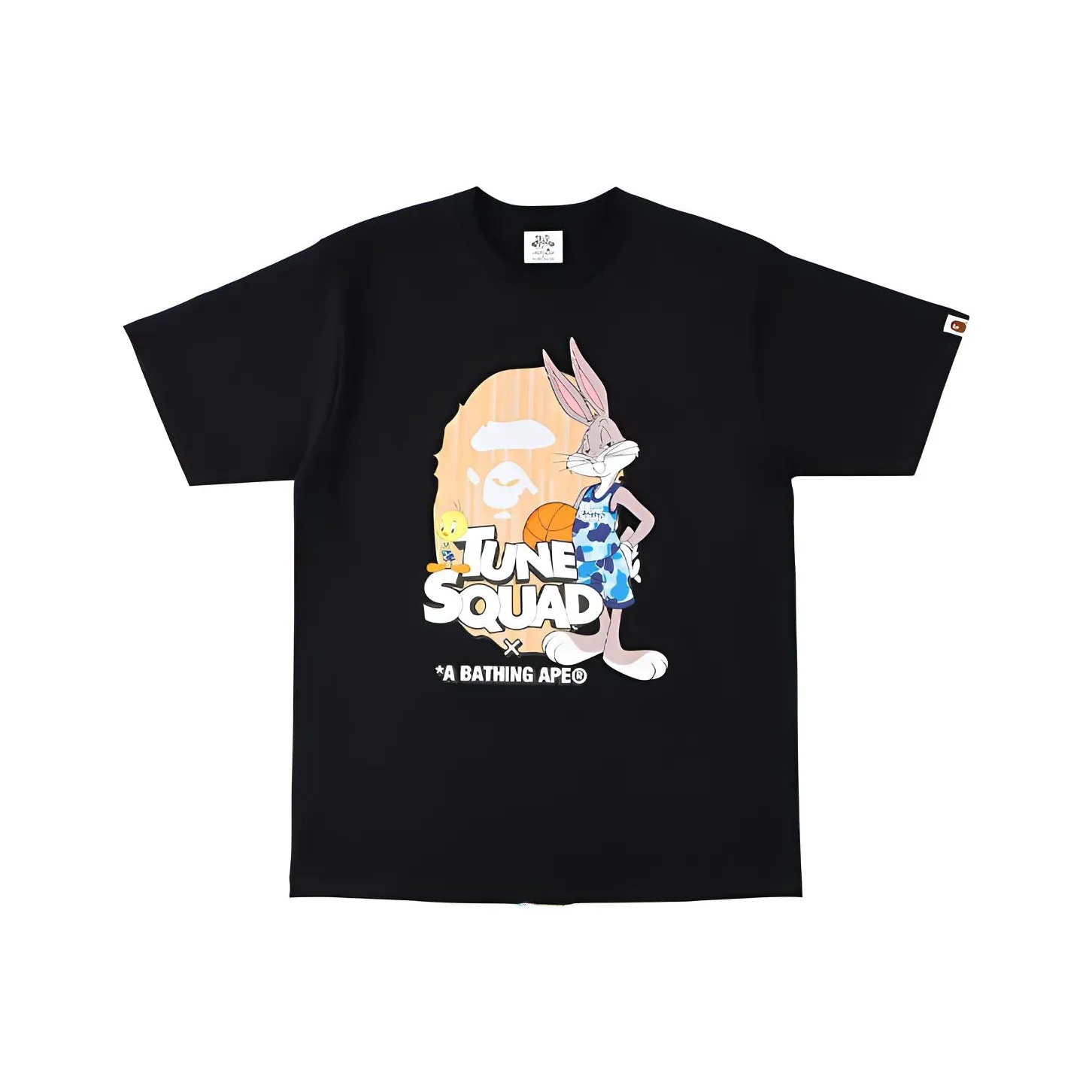 Bape X Space Jam Ape Head Tee