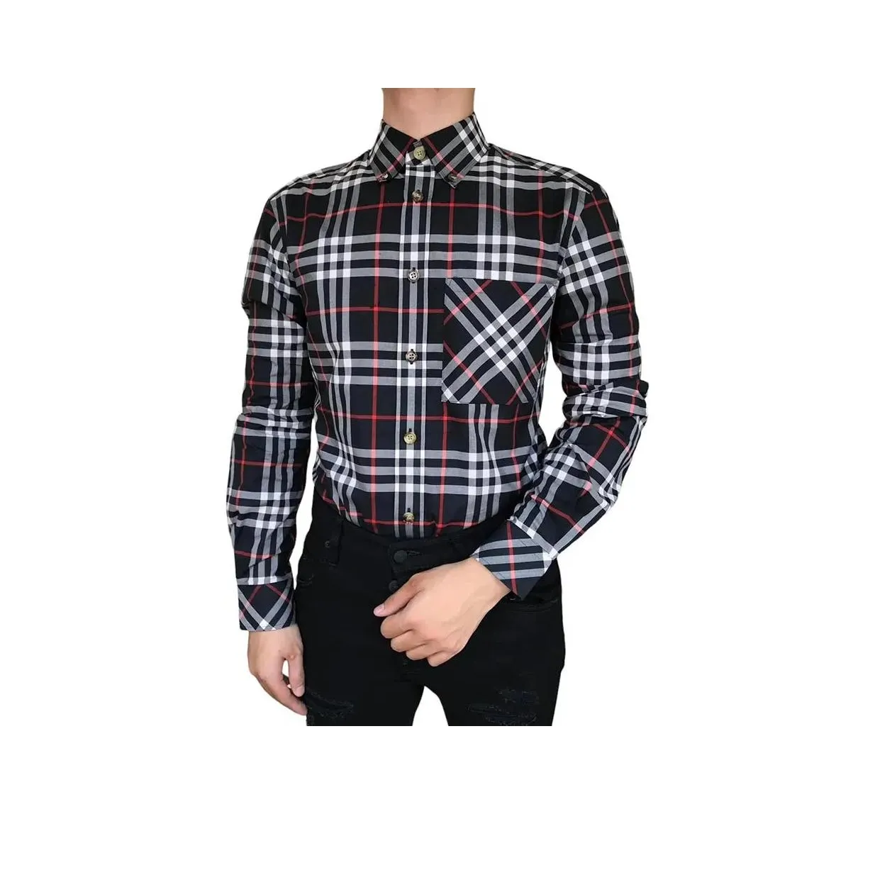 Burberry Мужские Черные Рубашки