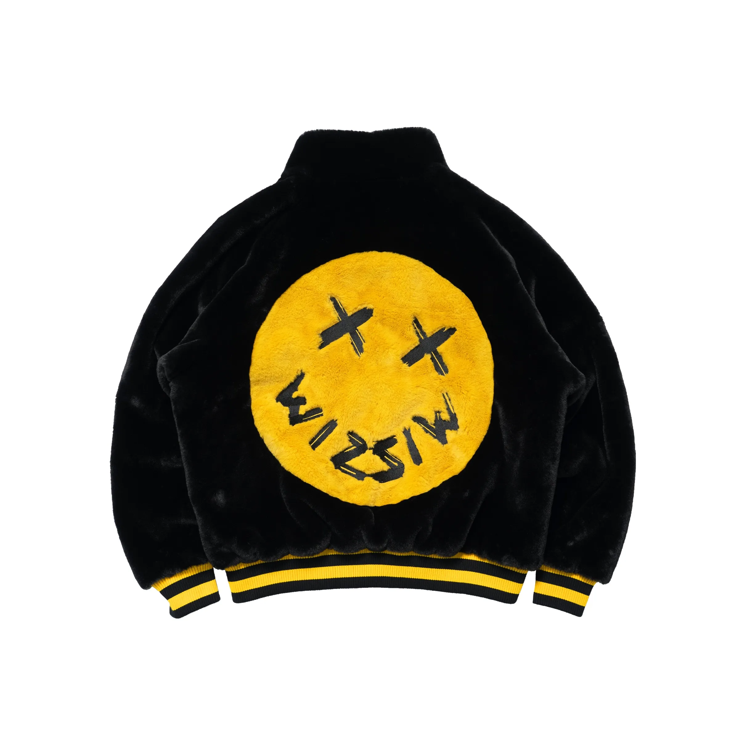 THEWIZBRAND Loose Fit Thickened Jacket Unisex Black