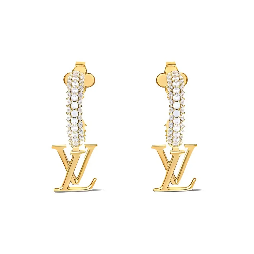 LOUIS VUITTON M02380 Lv Iconic Earrings