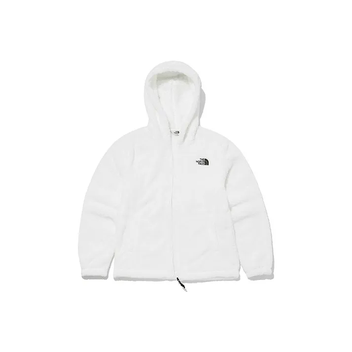 THE NORTH FACE COMFY Hooded Coat, Couple's Unisex Ivory White