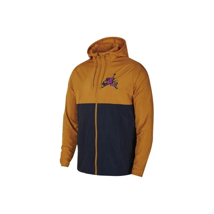 Jordan Air Оранжевый Черный Мужская Куртка