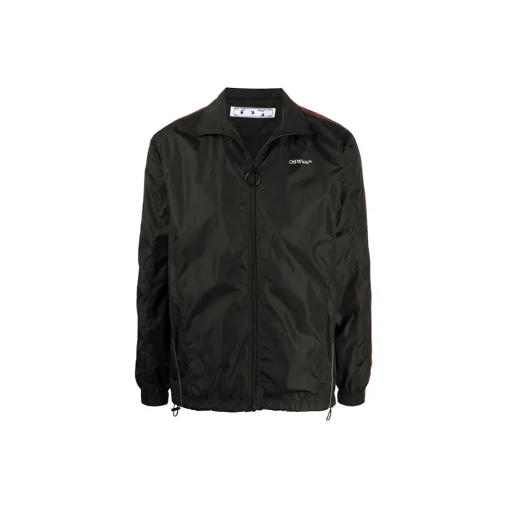 OFF WHITE Bookish Nylon Full Zip Jacket