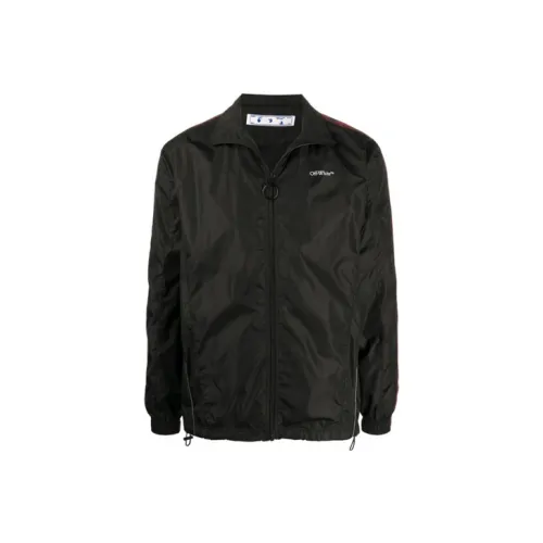 Off Белый FW20 Черный Мужские Куртки