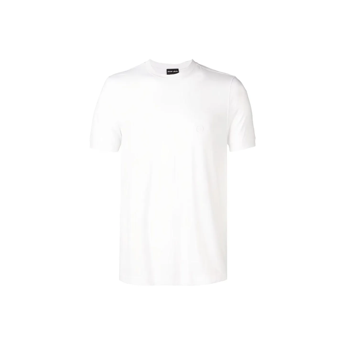 GIORGIO ARMANI Logo Embroidered Crewneck T Shirt