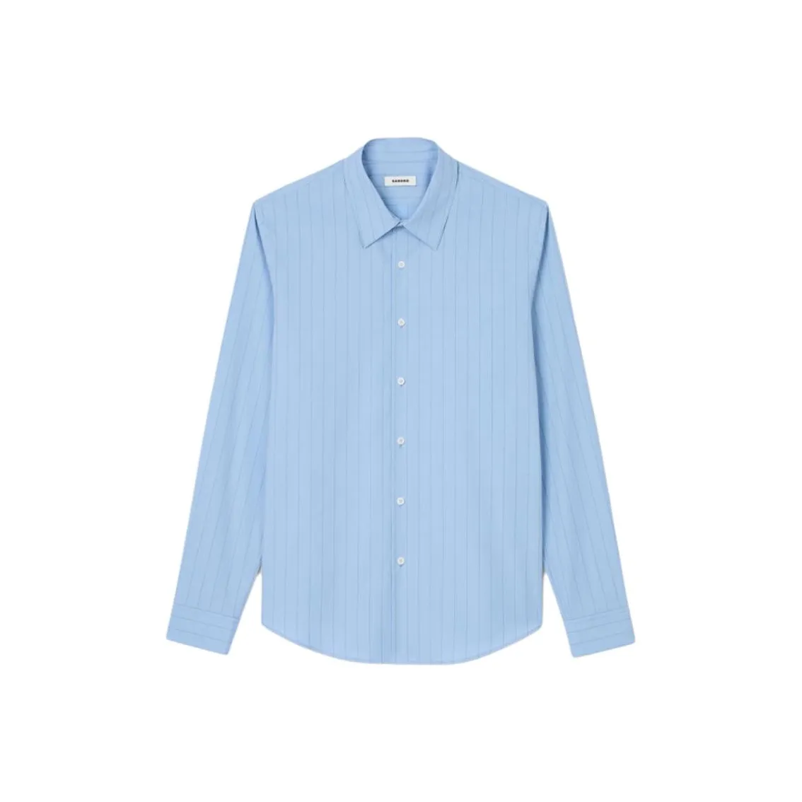Sandro Небесно-голубой Мужские Рубашки