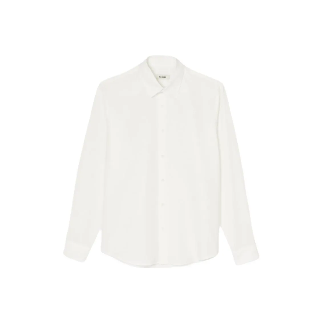Sandro Button-up Linen Shirt