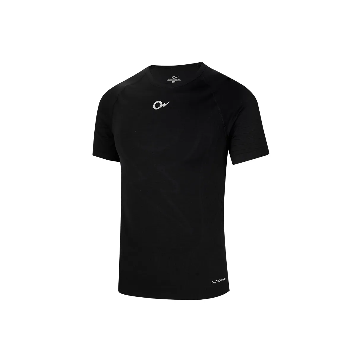 NATADUOPU NTP Lightning Ball Short Sleeved T Shirt Integrated Knitted Fabric Sports Top * 1 Unisex Black NATADUOPU NTP Lightning Ball Короткий рукав T-рубашка с интегрированной трикотажной тканью Спортивный топ * 1 Унисекс Черный