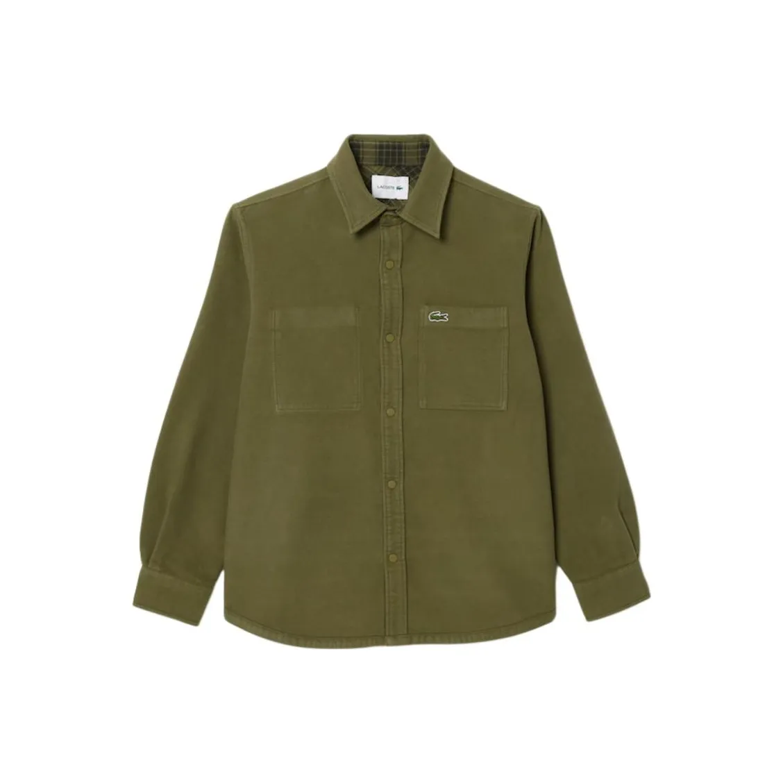 LACOSTE Армейский зеленый Мужские рубашки
