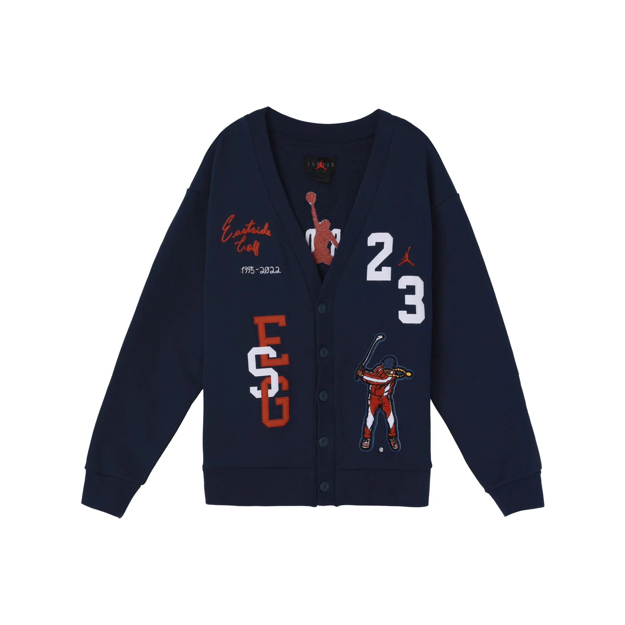 JORDAN X Eastside Golf Cardigan Asia Sizing