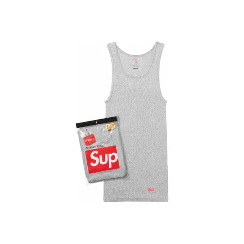 Supreme SS24 Серый/Вереск GREY Унисекс Футболки