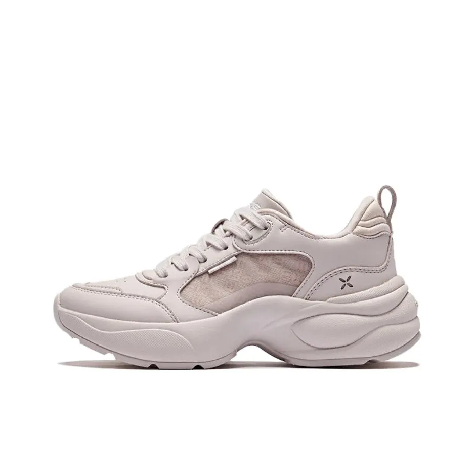 Erke Износостойкий Дышащий Низкий Топ Casual Женский Окрашенный Серый