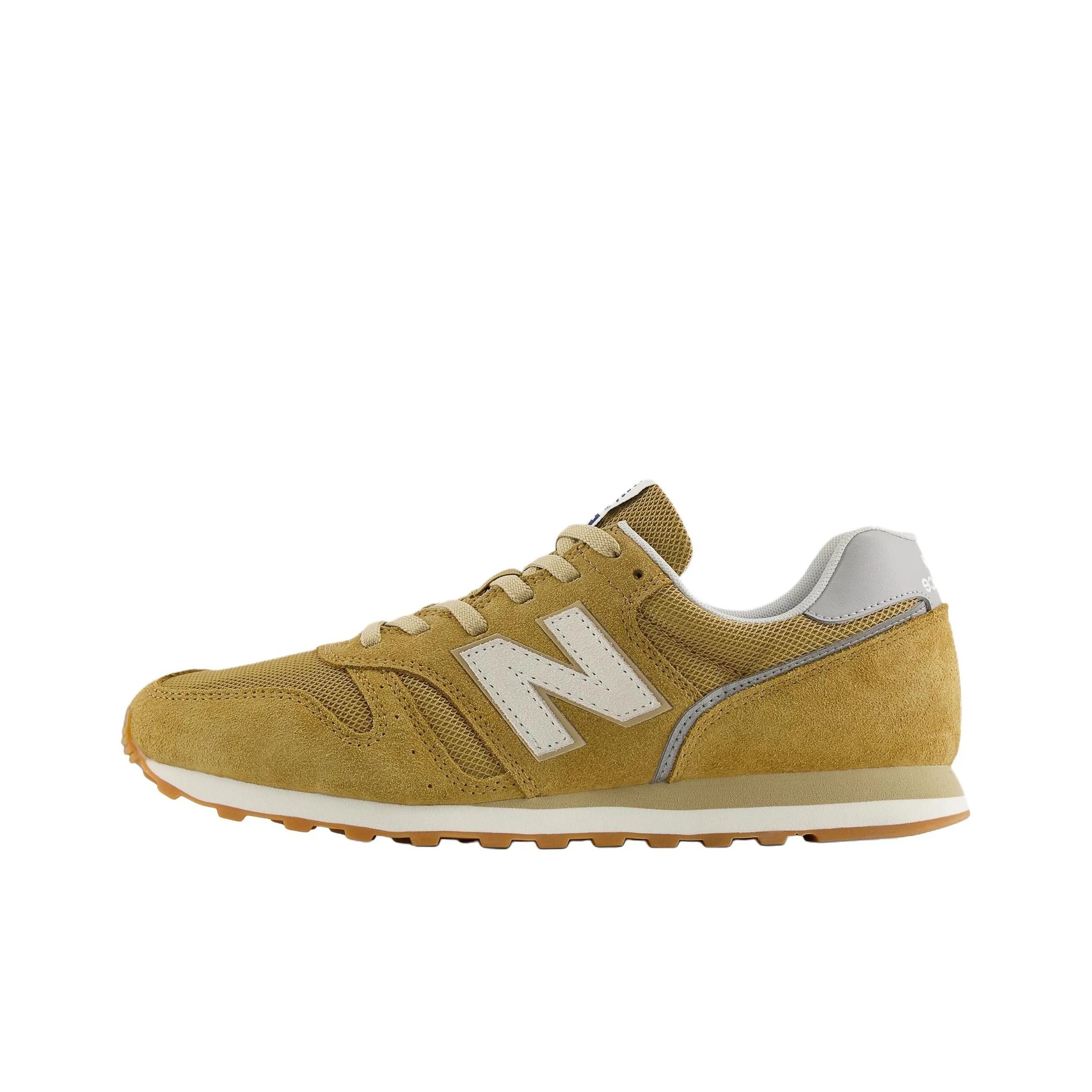 New Balance NB 373 Cushioning, Wear Resistant Low Top Casual Shoes Men's Yellow