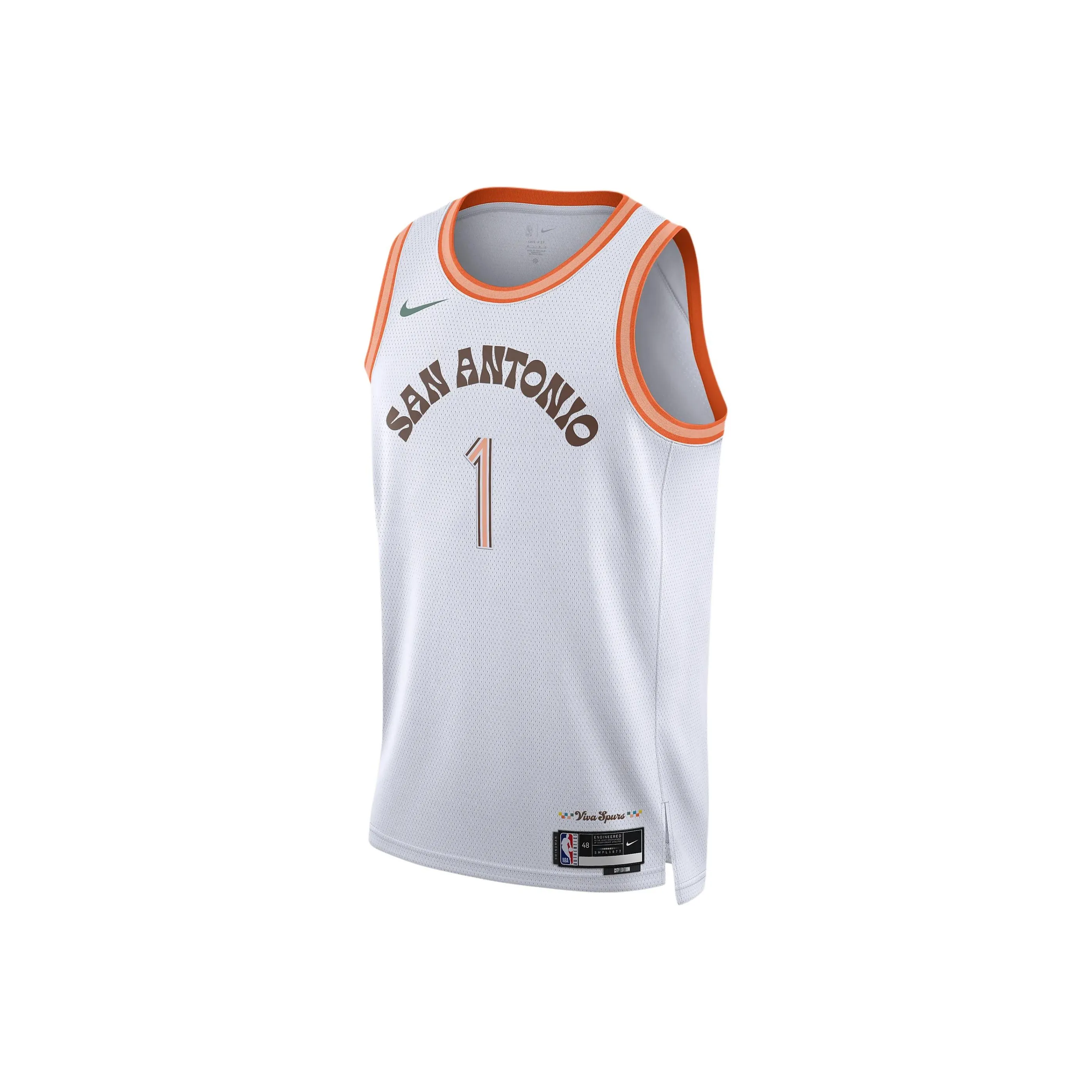 Nike Dri Fit NBA Jersey Tank Top Men's White