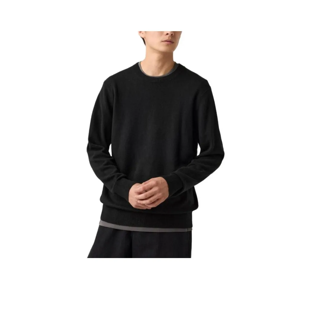 UNIQLO Кашемир Свитер Унисекс Черный