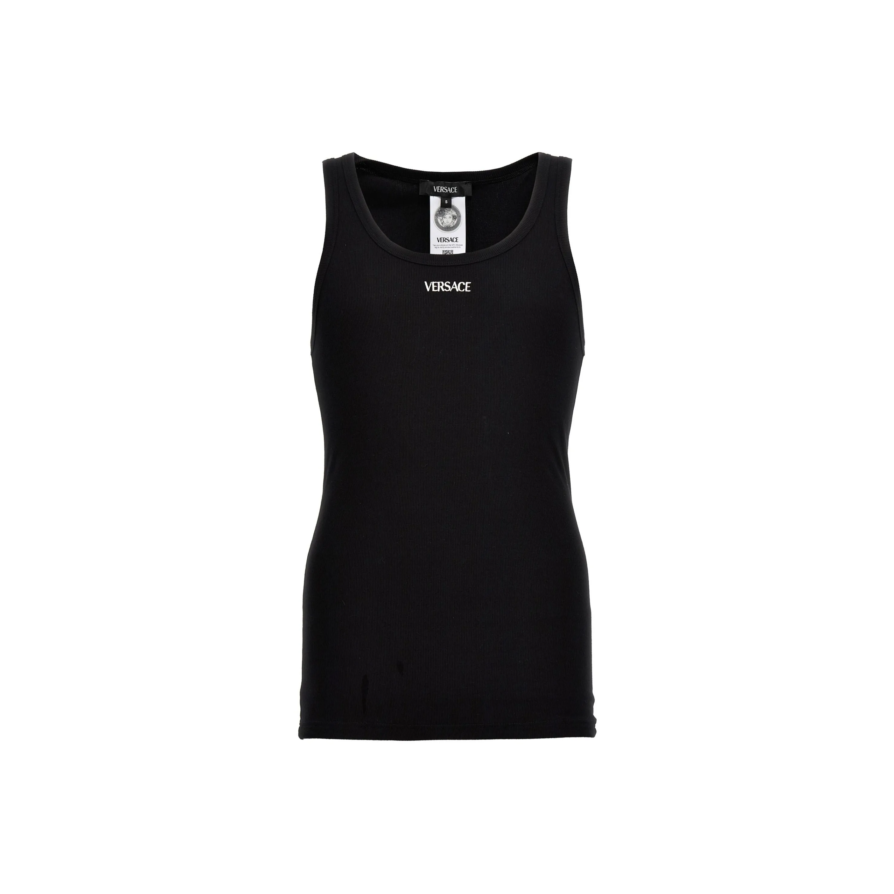 VERSACE Мужские черные майки