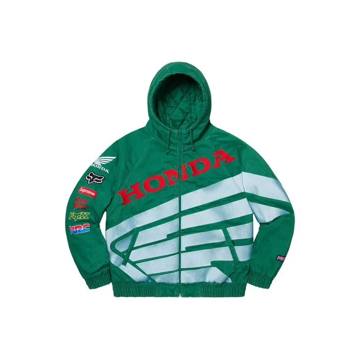Supreme Honda Fox Racing Puffy Zip Up Jacket