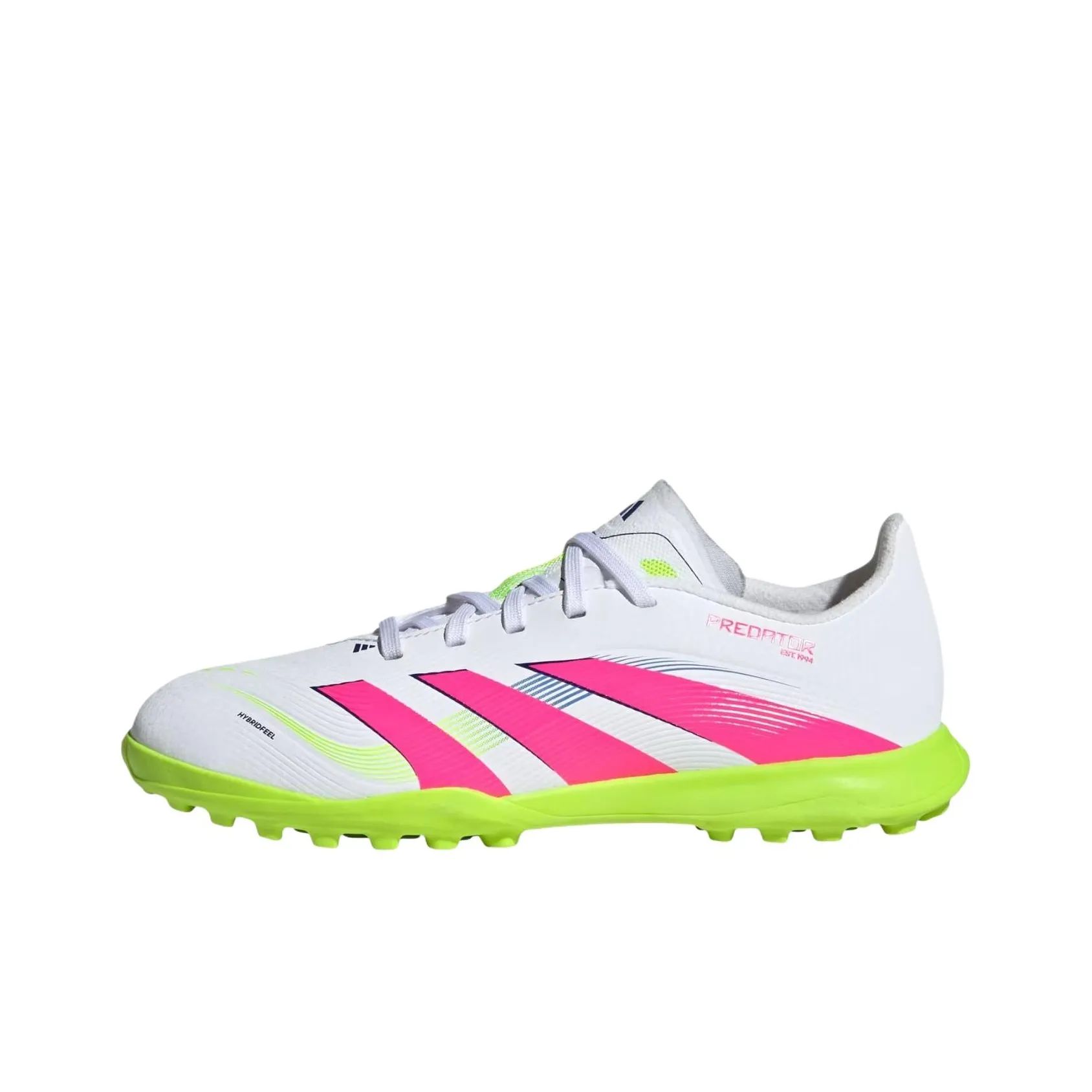 Adidas PREDATOR LEAGUE Противоскользящие устойчивые к истиранию низкие футбольные бутсы для детей белые розовые детские