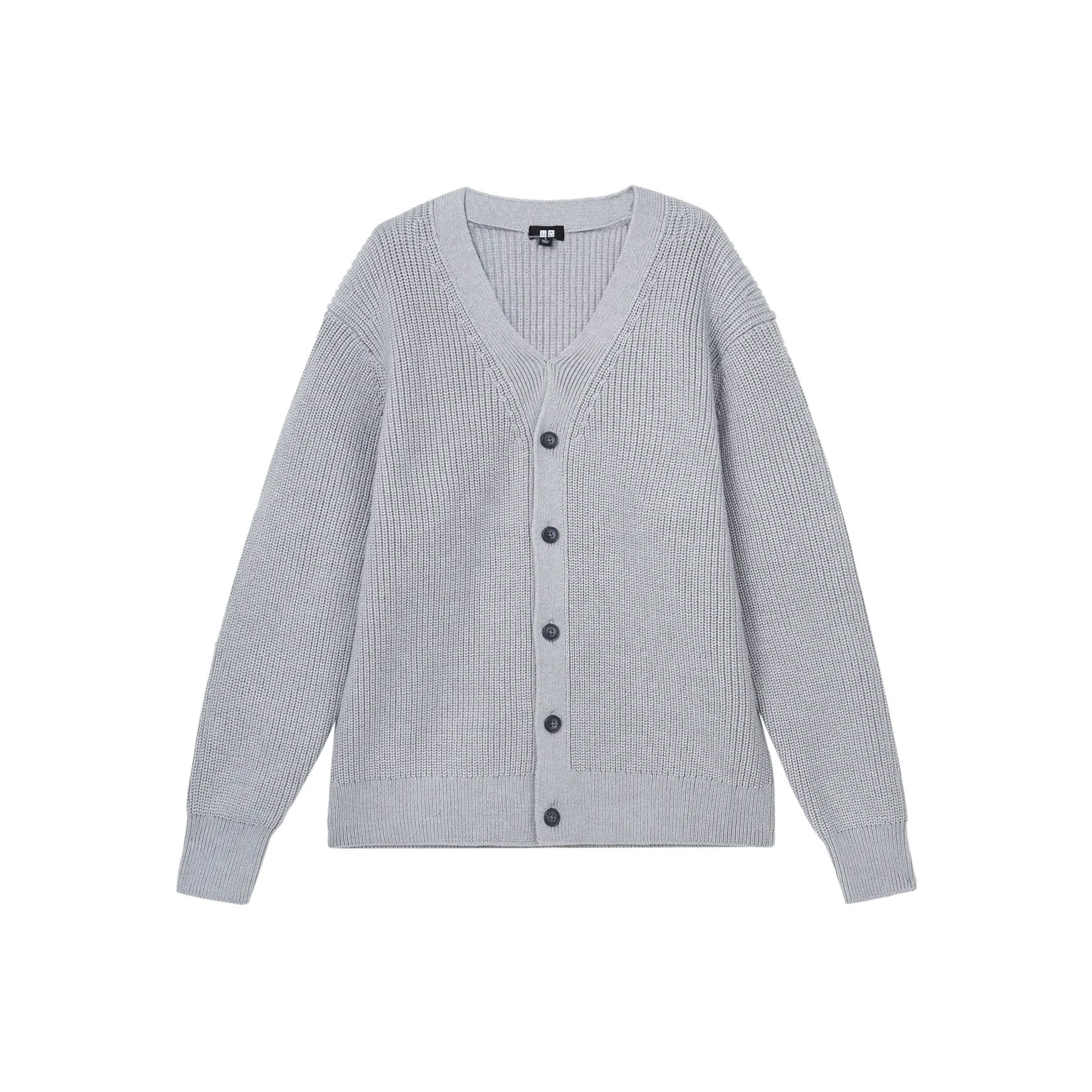 UNIQLO Серый Мужской Трикотаж