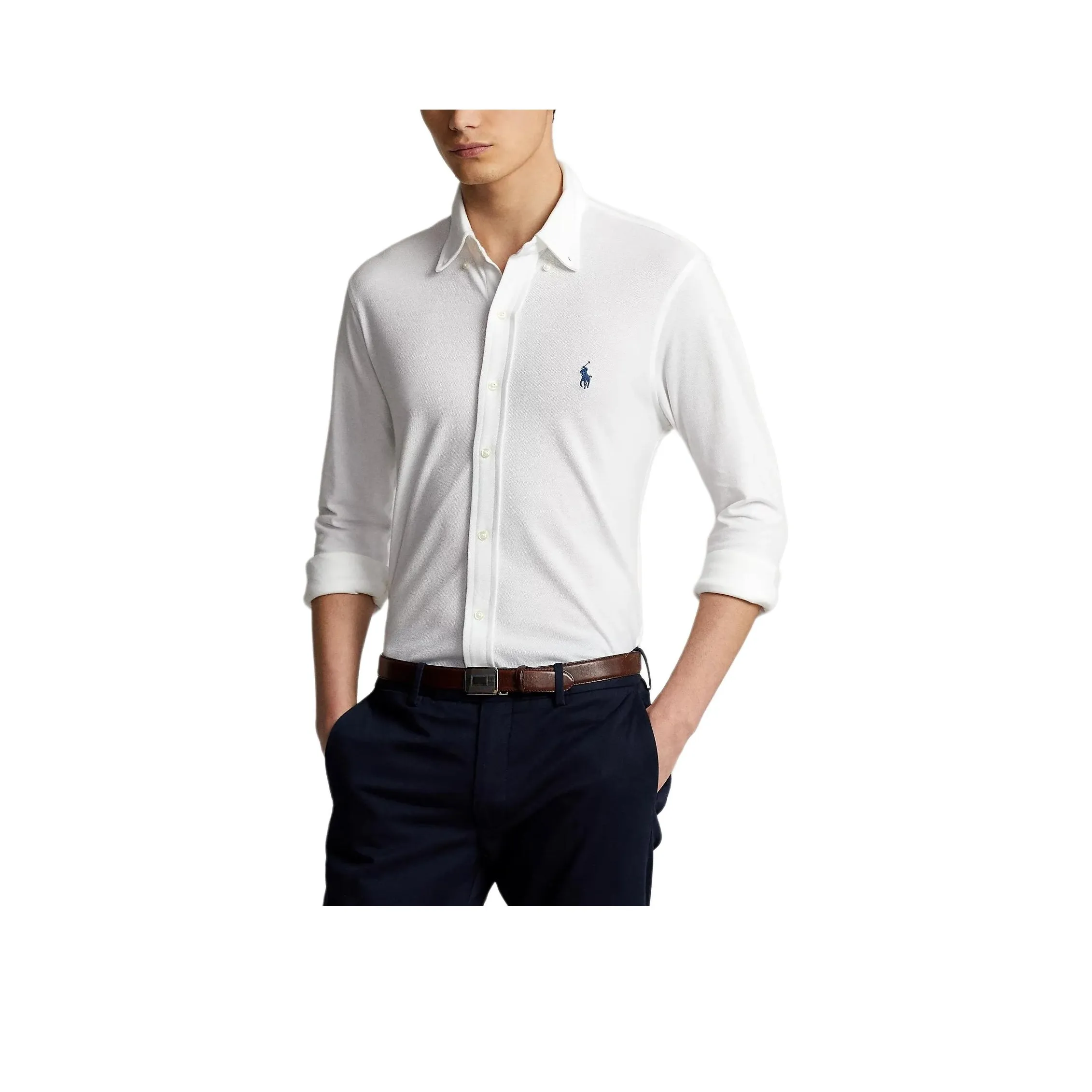 Polo Ralph Lauren SS24 Рубашка Мужская Белая