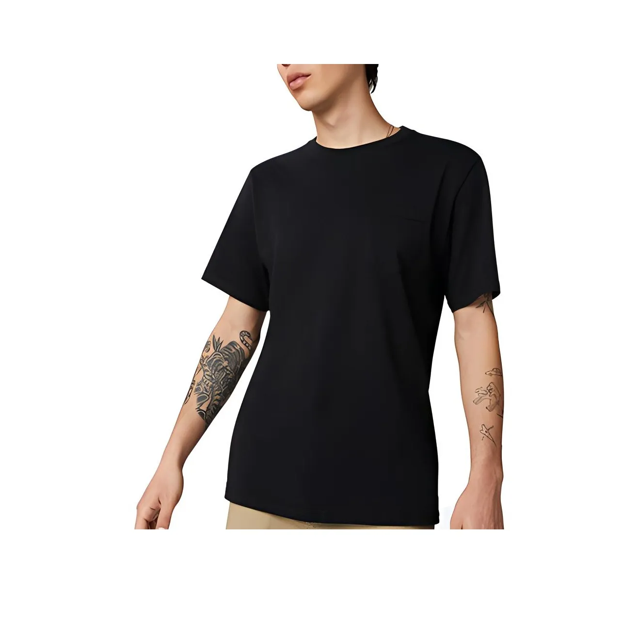 Конверс Renew Pocket T Рубашка Мужская Черная