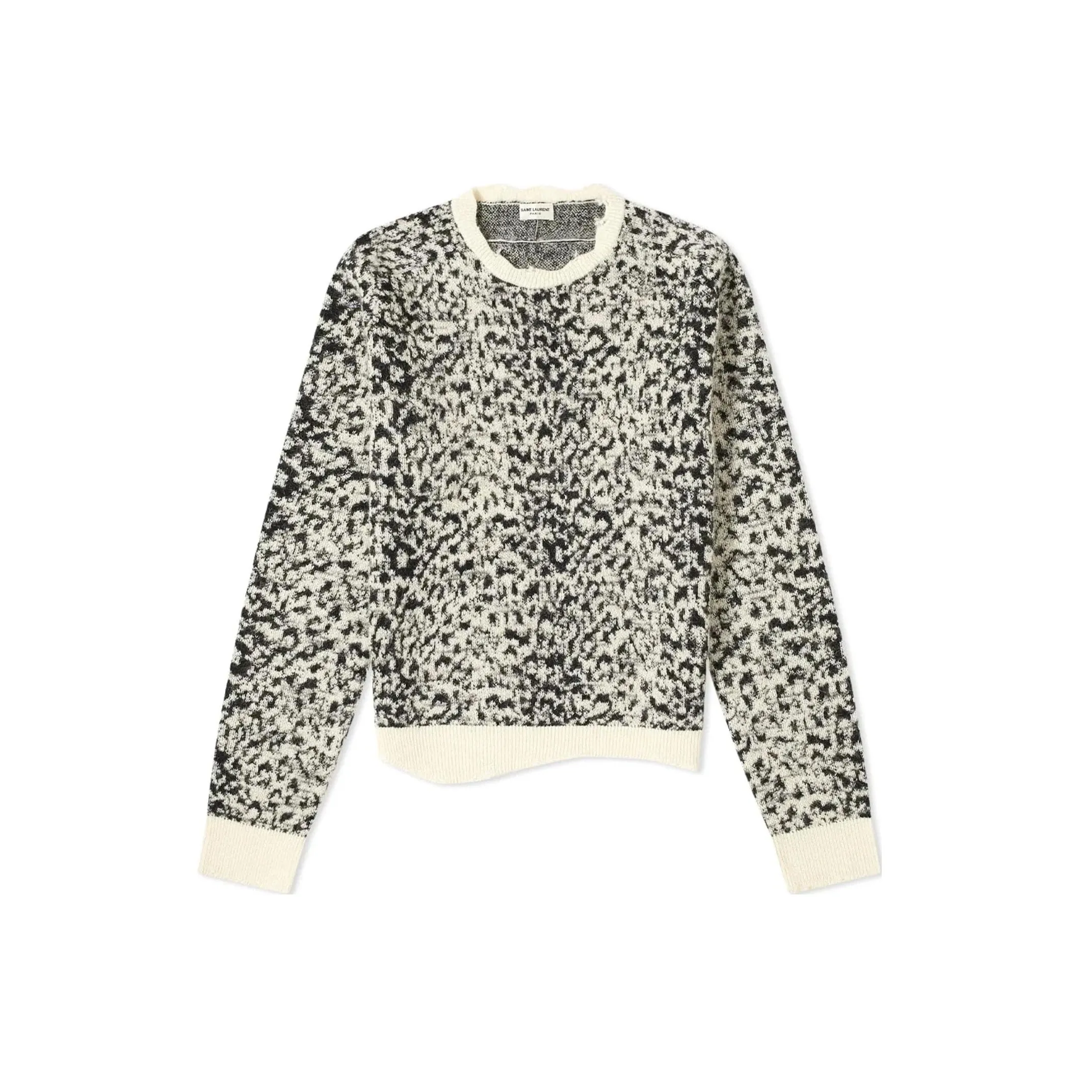 SAINT LAURENT Sweater Men's Black White