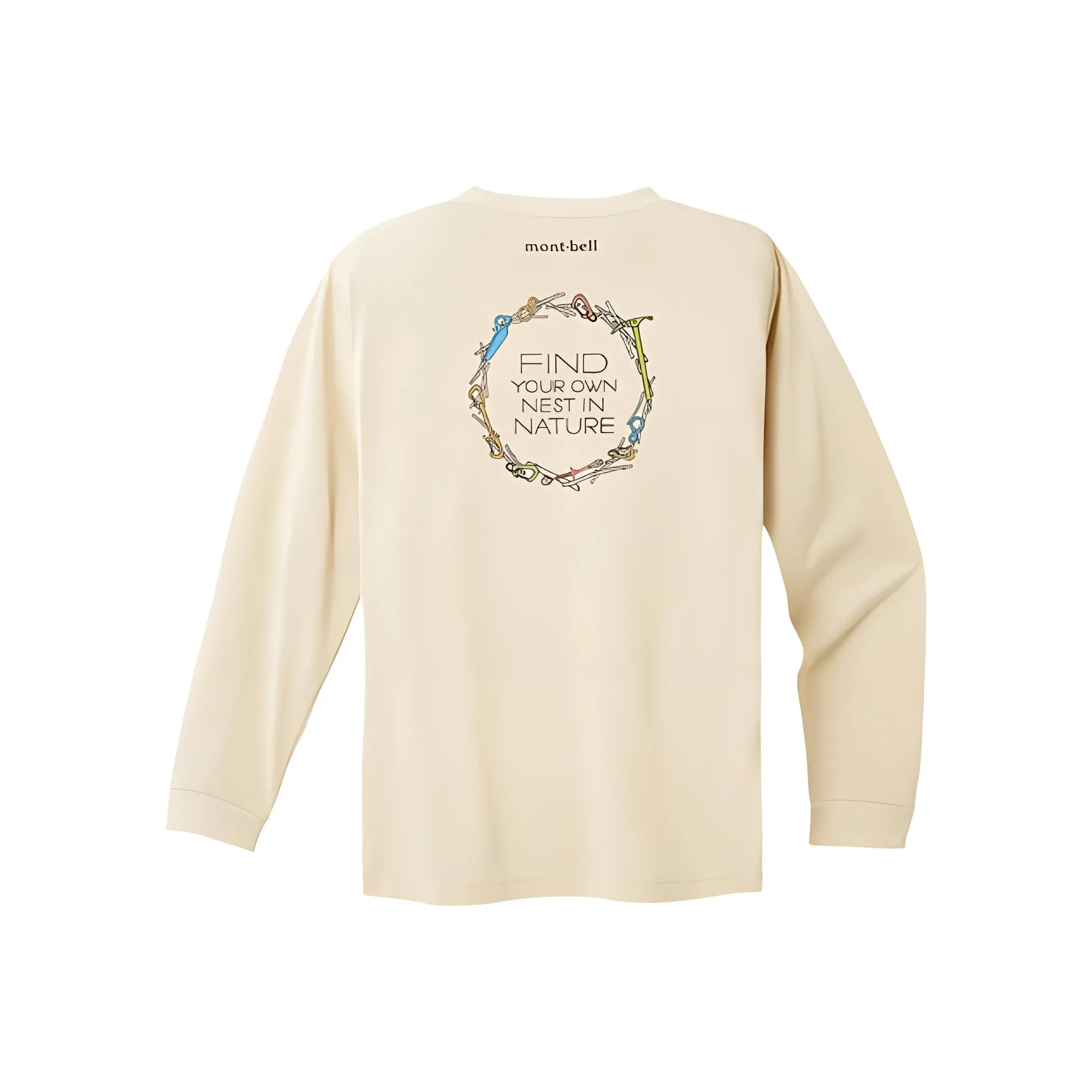 MONTBELL SS25 Быстросохнущая футболка унисекс