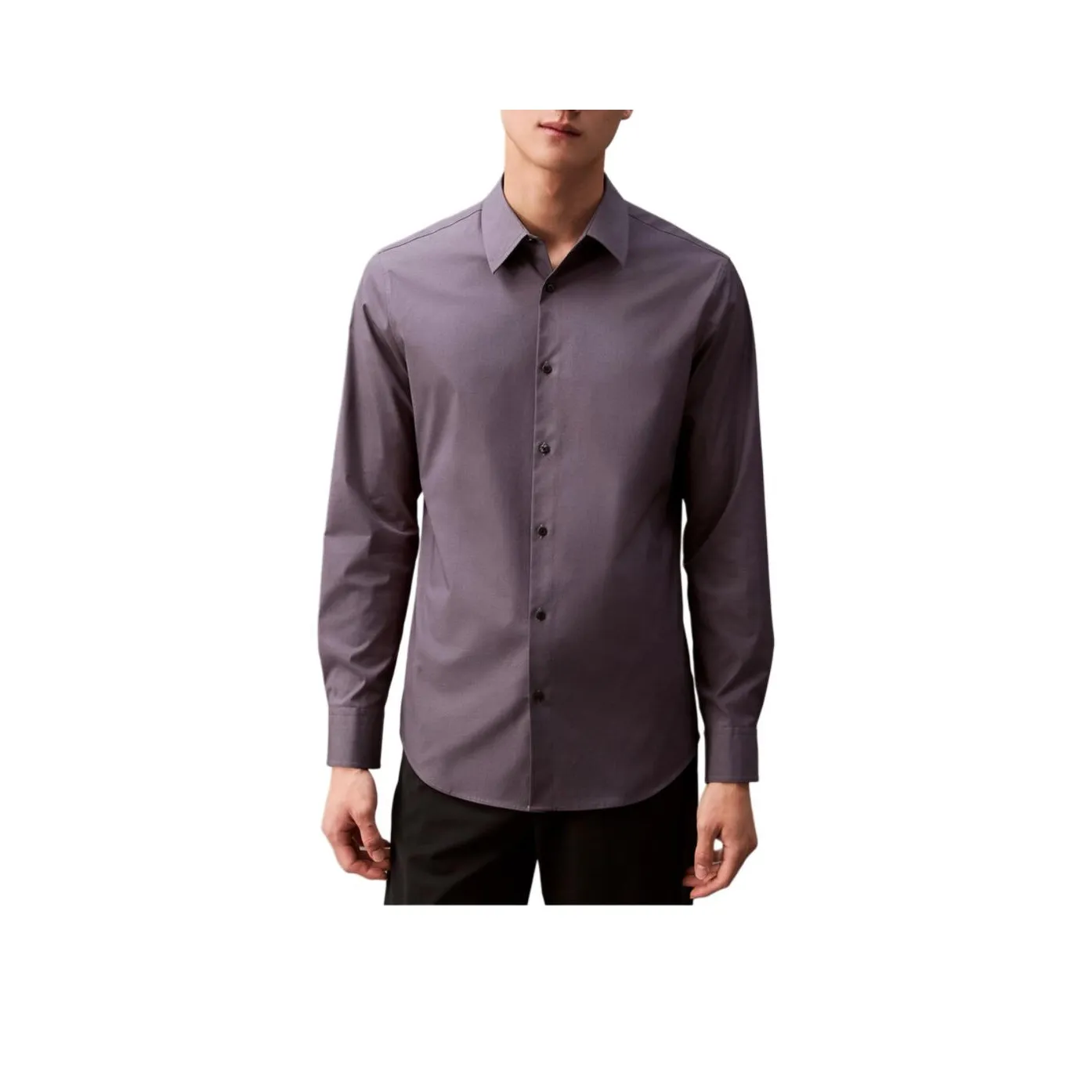 CALVIN KLEIN Рубашка Мужская Фиолетовая