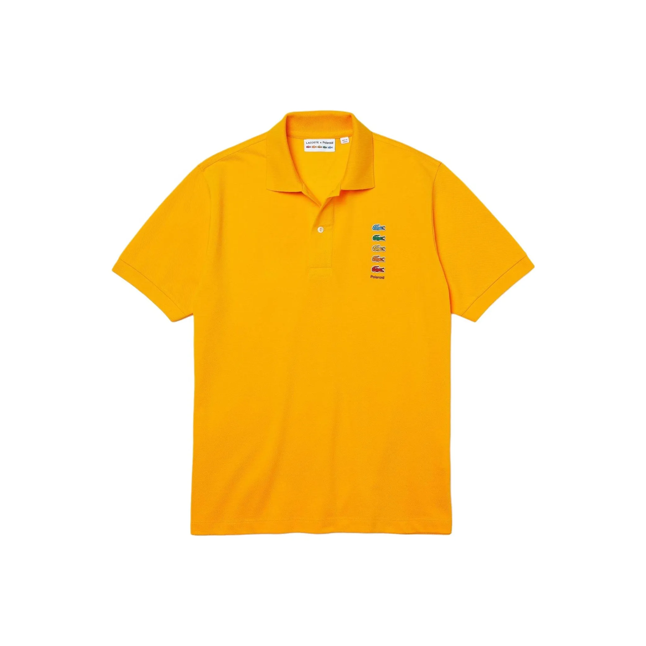 LACOSTE x Polaroid Polo Shirt Men's Cream