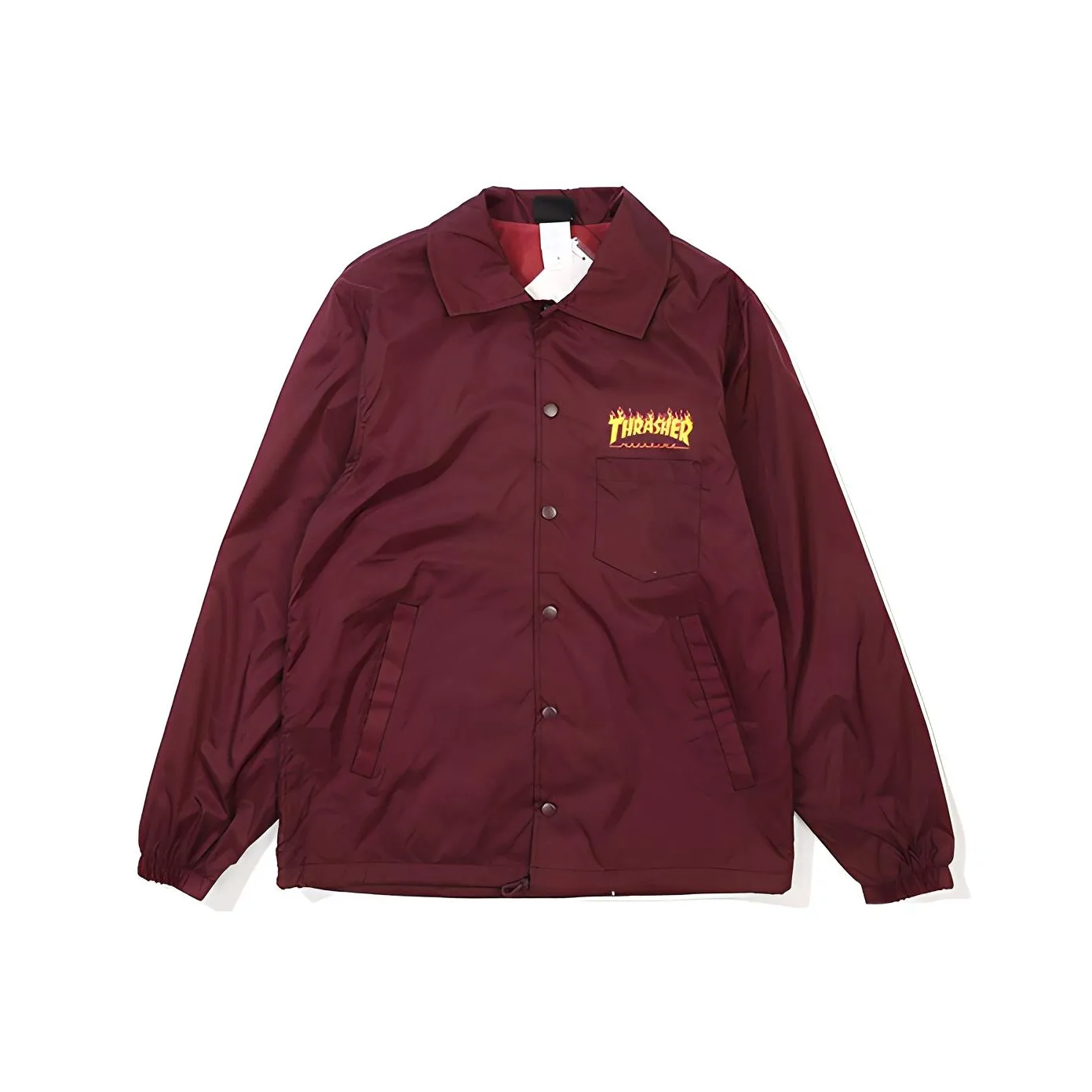 Thrasher Куртка Японская версия Унисекс Бордовый