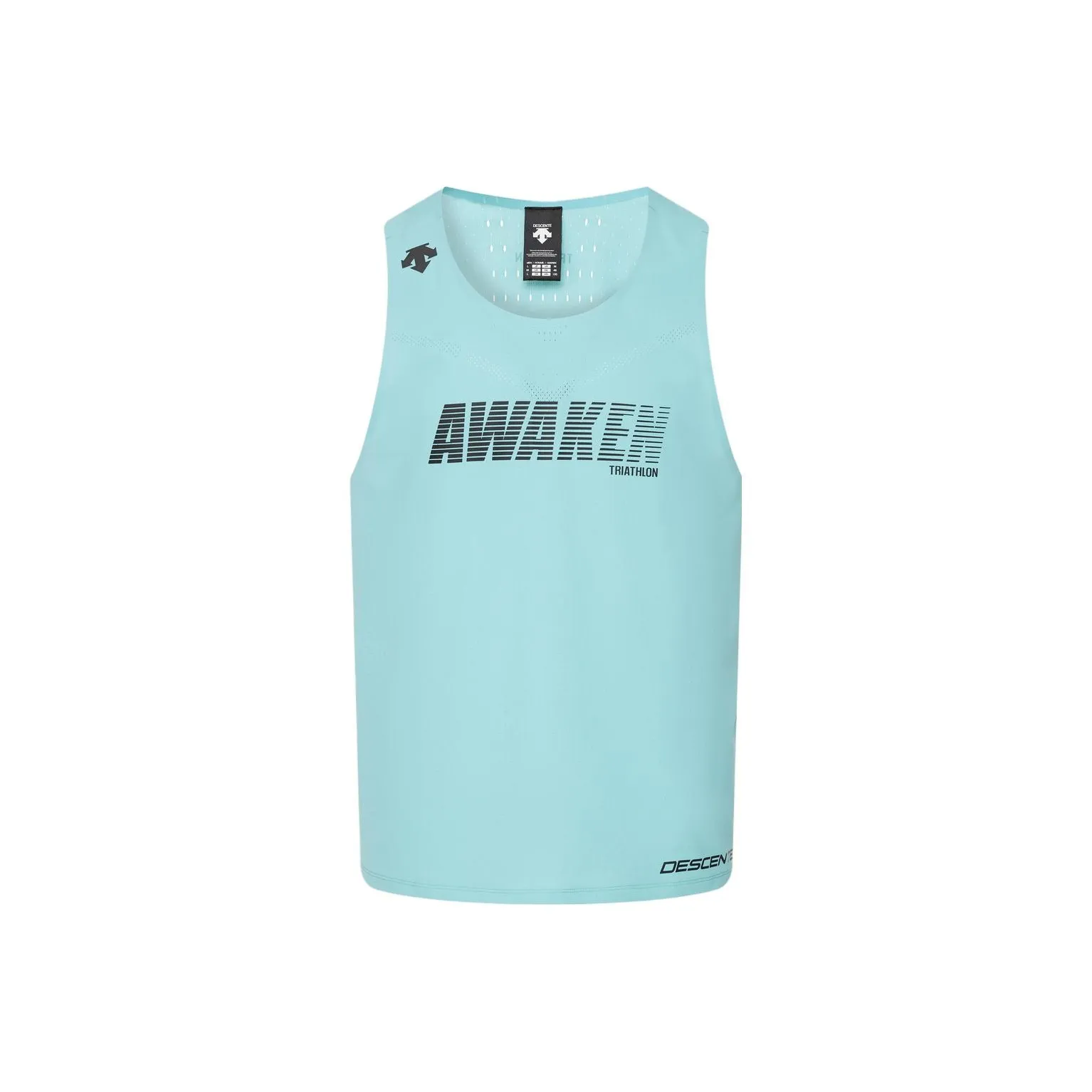 DESCENTE RUNNING Collection Tank Top Men's Sky Blue