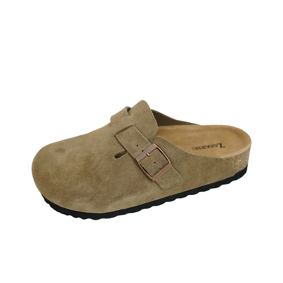 Zuogedu Аbrasion Resistant Домашние тапочки Унисекс Серый Зеленый