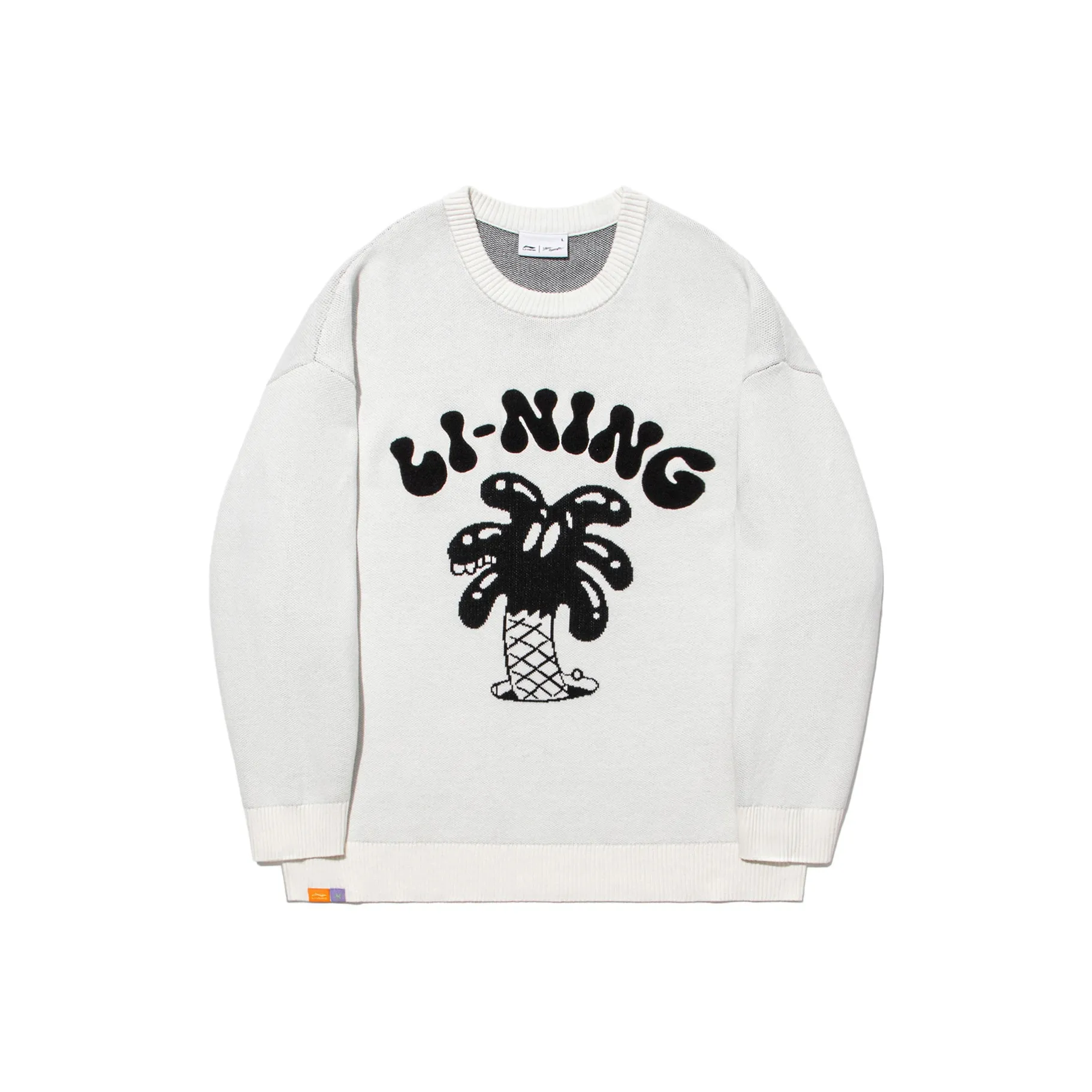 LINING Трикотаж Мужской Черный Белый