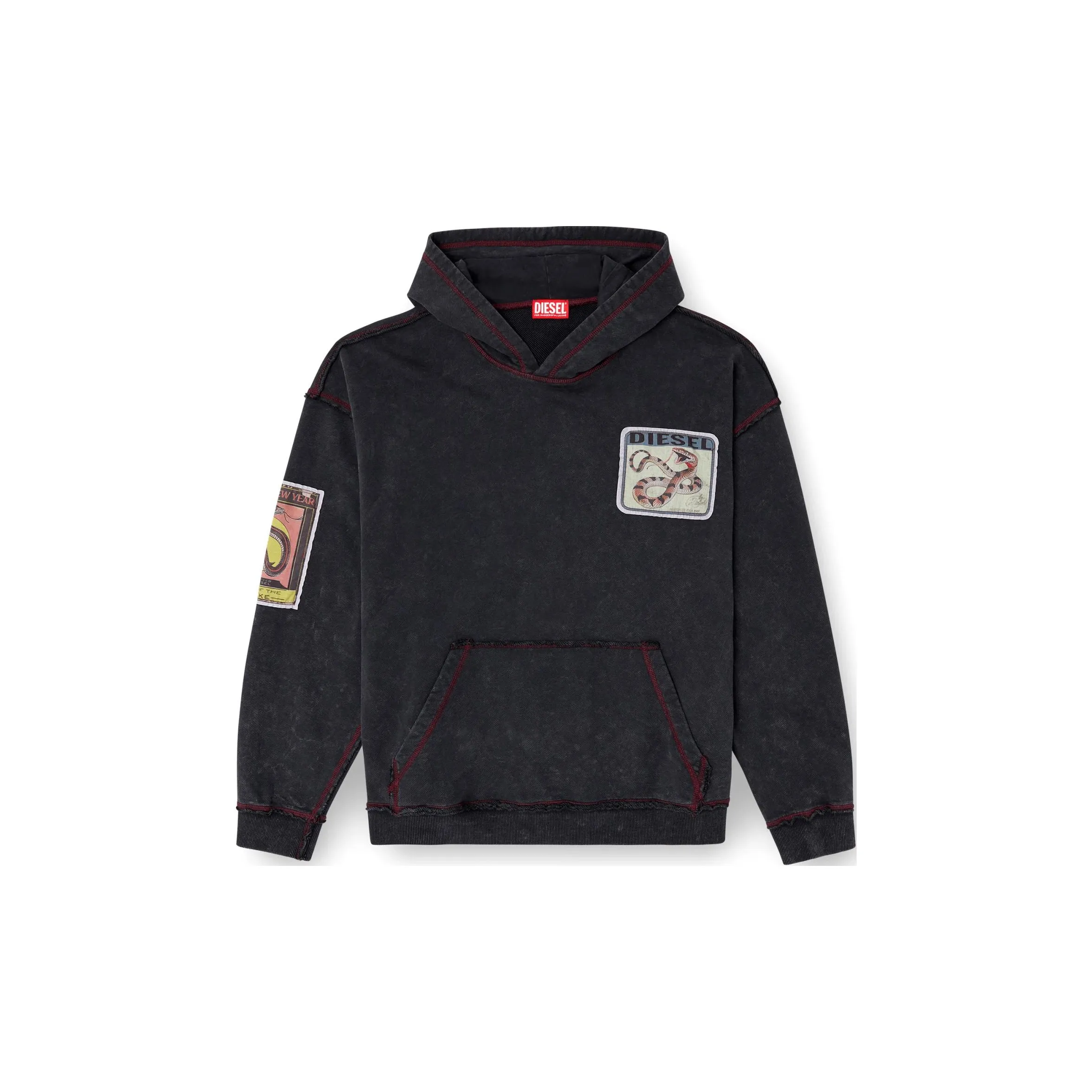 DIESEL Snake Year Capsule Collection SS25 Свитшот Унисекс