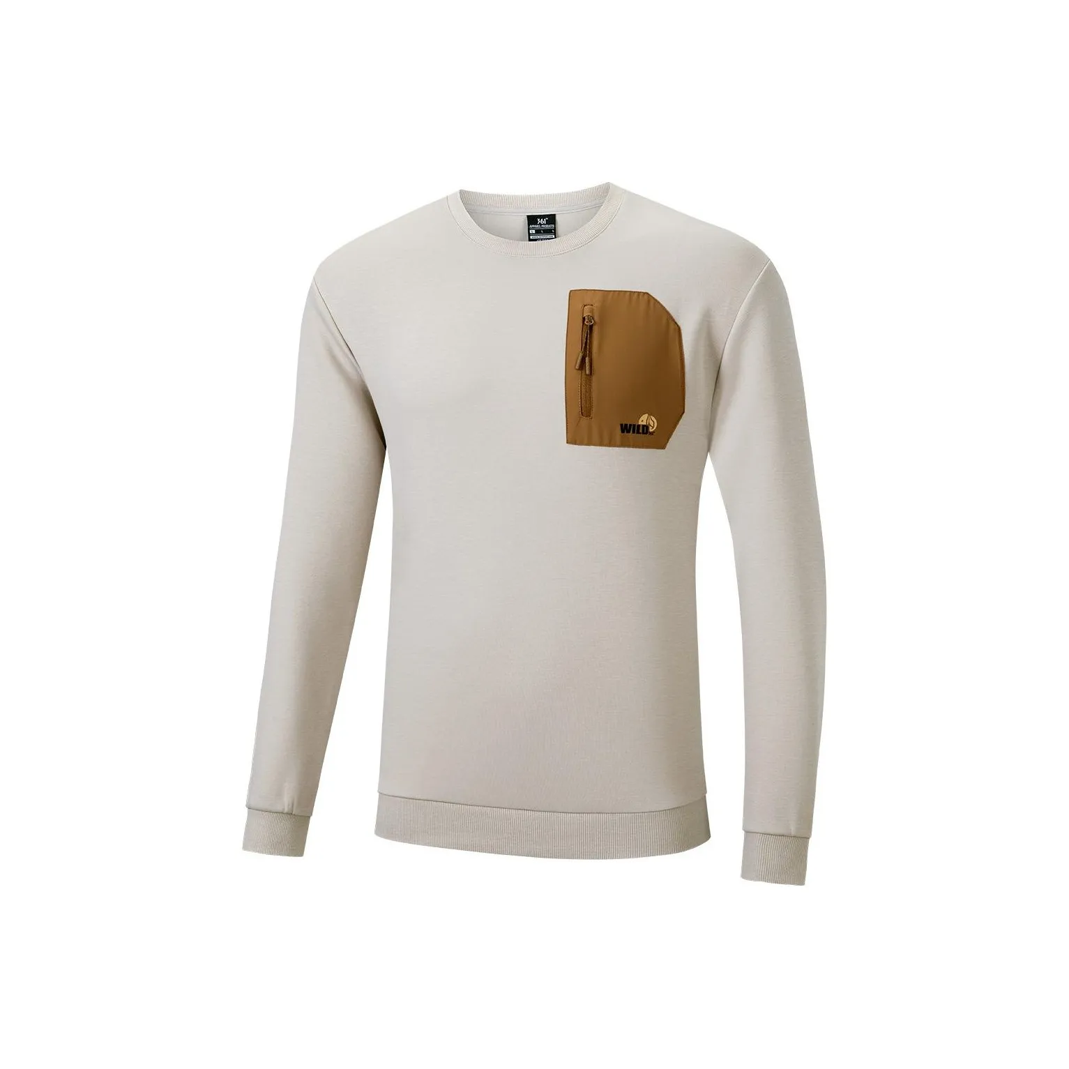 361° Толстовка Мужской Ель Каштановый Мышка Коричневый