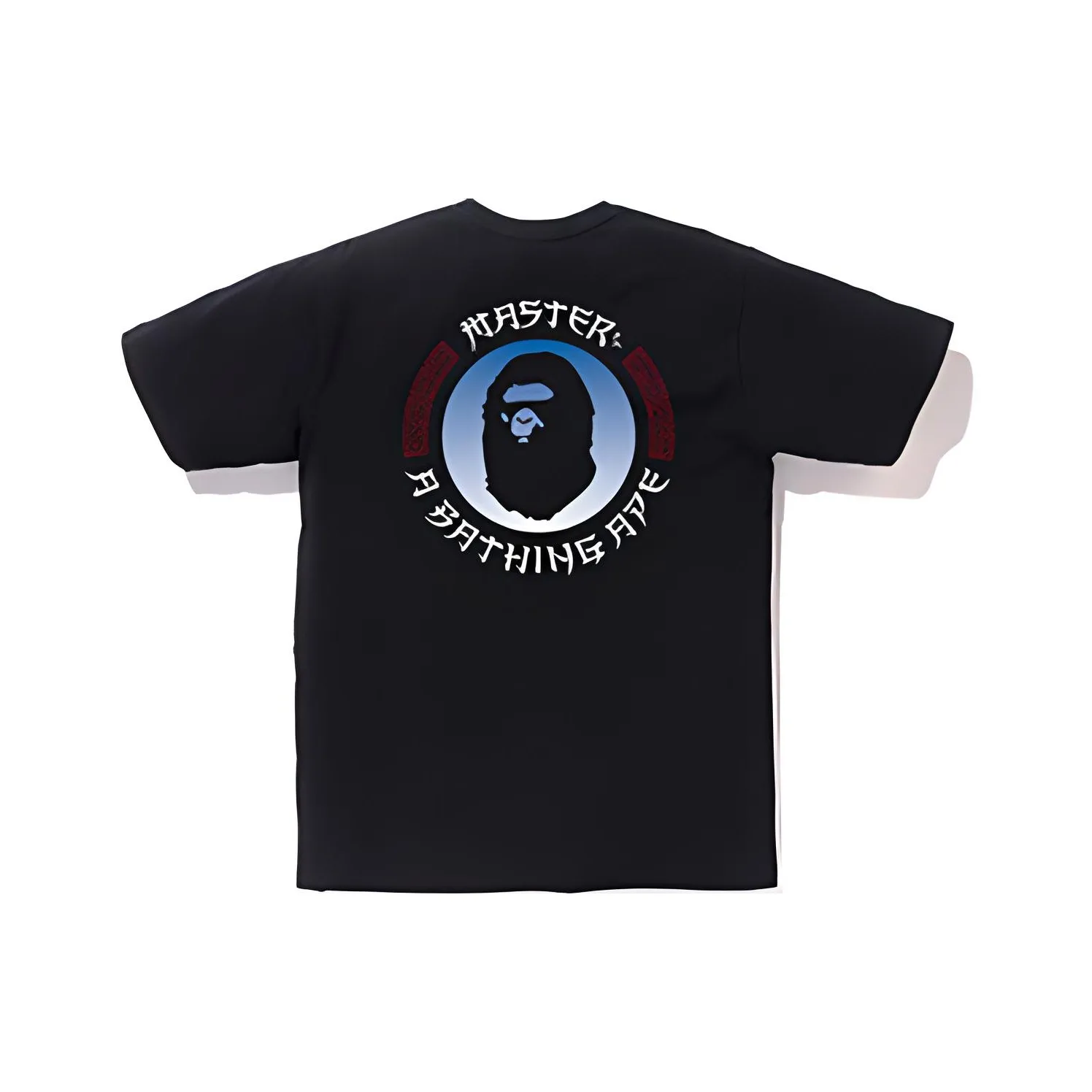 A BATHING APE Голова Series Мастер Tee MENS T Рубашка Унисекс Черный