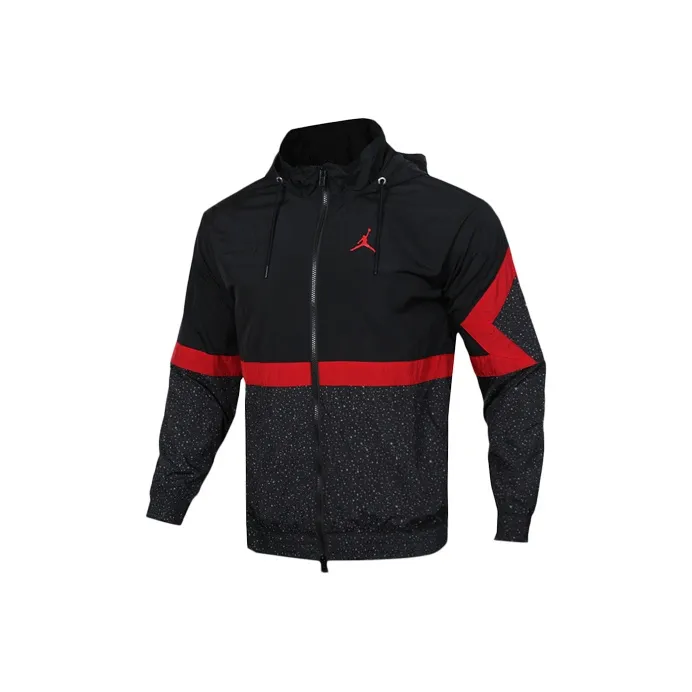 Jordan Jackets Men's Black Red