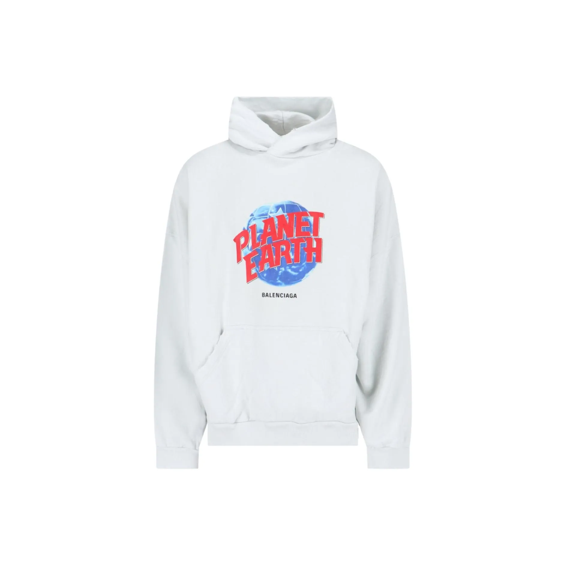 Balenciaga Planet Earth Printed Hoodie
