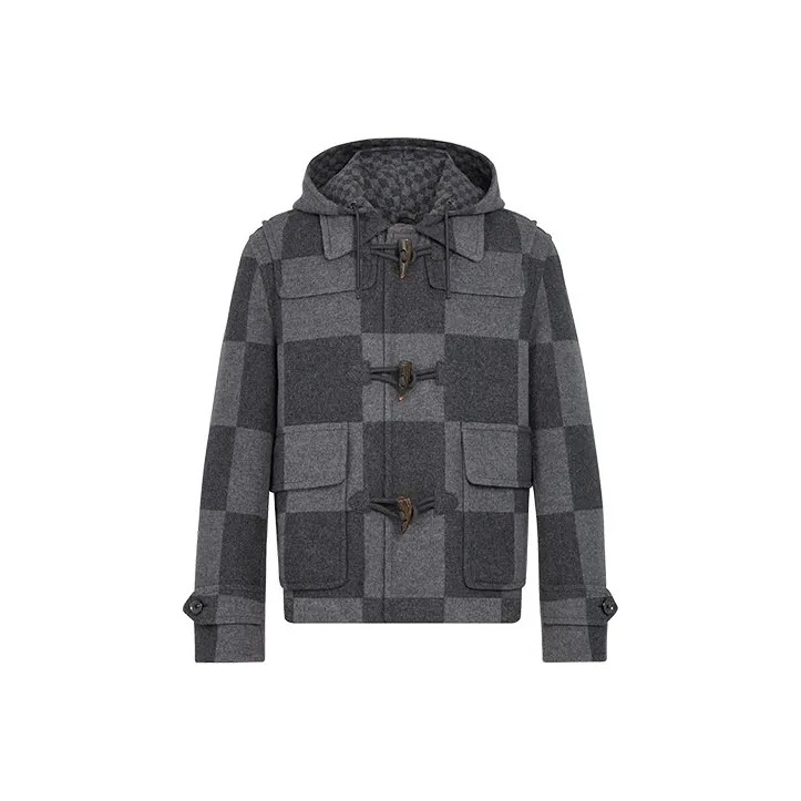 LOUIS VUITTON X Nigo Giant Damier Duffle Coat
