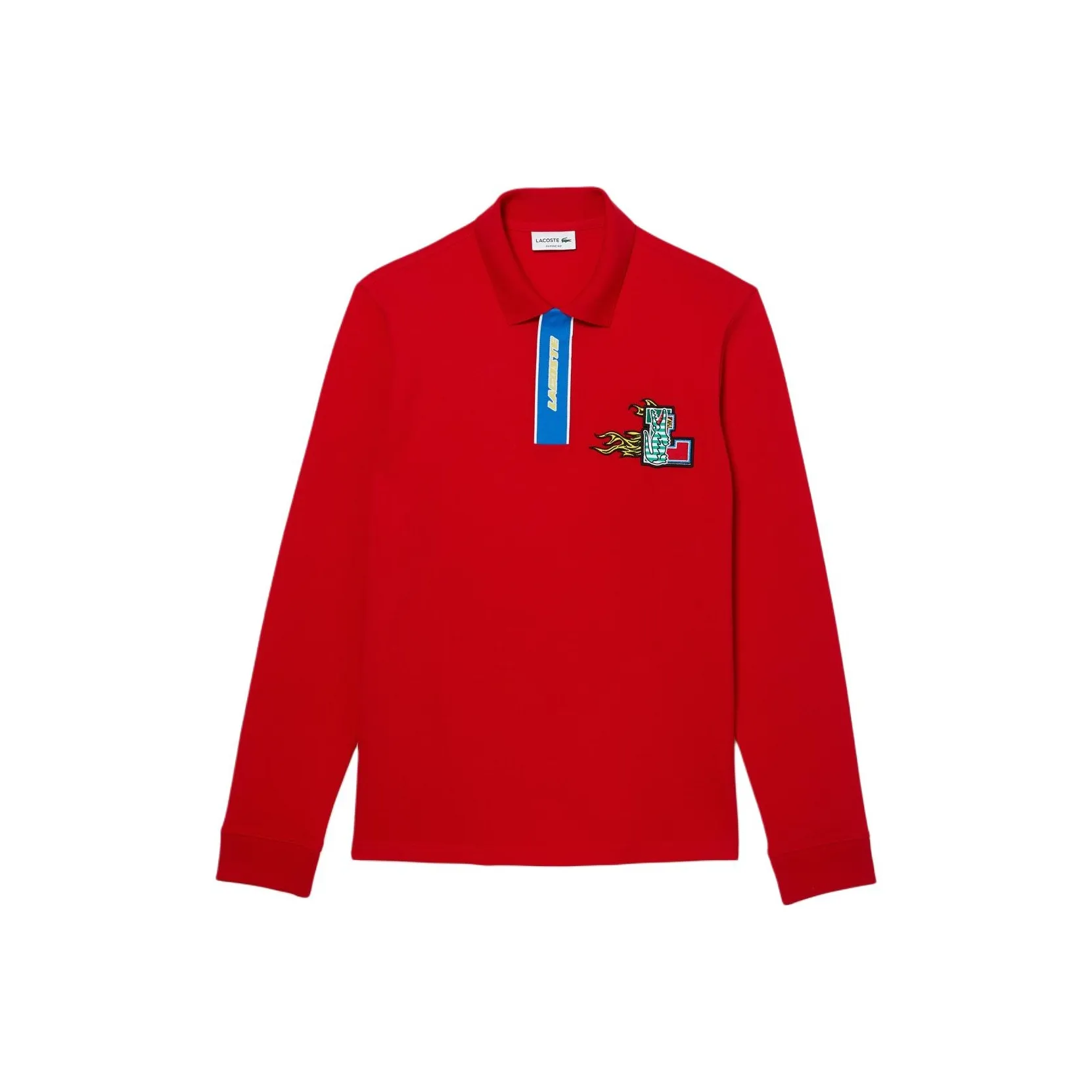 LACOSTE Collaboration Мужская Поло Красная